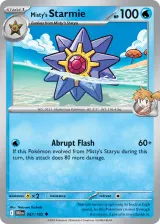 Misty's Starmie 047/182 Uncommon from Destined Rivals
