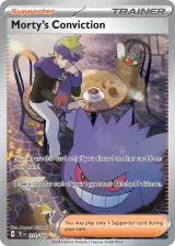Morty's Conviction 211/162 Special Illustration Rare from Temporal Forces