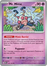 Mr. Mime 122/165 Rare from 151