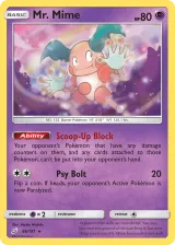 Mr. Mime 66/181 Rare from Team Up