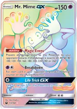 Mr. Mime-GX 173/168 Rainbow Rare from Celestial Storm
