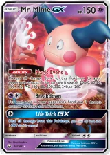 Mr. Mime-GX 56/168 Rare Holo GX from Celestial Storm