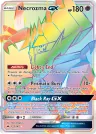 Necrozma-GX 153/147 Rainbow Rare from Burning Shadows