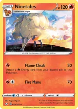 Ninetales 023/202 Rare from Sword & Shield Base