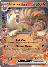 Ninetales ex 038/165 Double Rare from 151