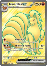 Ninetales ex 186/165 Ultra Rare from 151