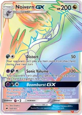 Noivern-GX 160/147 Rainbow Rare from Burning Shadows