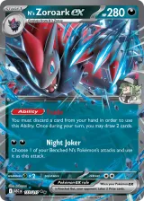N's Zoroark ex 137/217 Double Rare from Ascended Heroes