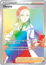 Oleana 202/192 Rainbow Rare from Rebel Clash