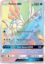 Palkia-GX 132/131 Rainbow Rare from Forbidden Light