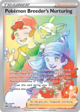 Pokémon Breeder's Nurturing 195/189 Rainbow Rare from Darkness Ablaze