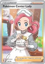 Pokémon Center Lady 185/185 Ultra Rare from Vivid Voltage