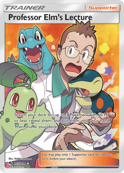 Professor Elm's Lecture 213/214 Ultra Rare from Lost Thunder
