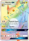 Raichu-GX 75/73 Rainbow Rare from Shining Legends