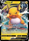 Raichu V 045/172 Rare Holo V from Brilliant Stars