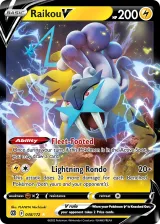 Raikou V 048/172 Rare Holo V from Brilliant Stars