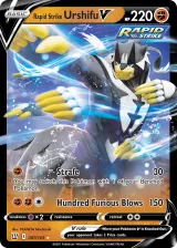 Rapid Strike Urshifu V 087/163 Rare Holo V from Battle Styles