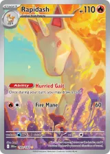 Rapidash 189/182 Illustration Rare from Destined Rivals