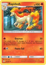 Rapidash 24/236 Uncommon from Cosmic Eclipse