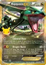 Rayquaza-EX 85/124 Rare Holo EX from 30th Celebration