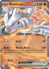 Reshiram ex 020/086 Double Rare from White Flare