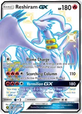 Reshiram-GX SV51/SV94 Shiny Rare GX from Hidden Fates