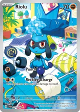 Riolu 215/198 Illustration Rare from Scarlet & Violet Base