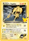 Rocket's Zapdos 15/25 Classic Collection from Celebrations