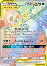 Rowlet & Alolan Exeggutor-GX 237/236 Rainbow Rare from Unified Minds