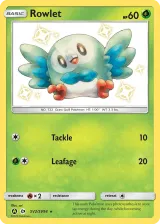 Rowlet SV2/SV94 Shiny Rare from Hidden Fates
