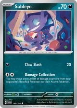Sableye 107/162 Uncommon from Temporal Forces