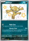 Sableye 184/091 Shiny Rare from Paldean Fates