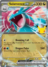 Salamence ex 109/128 Double Rare from 30th Celebration