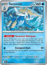 Samurott 023/086 Rare from White Flare