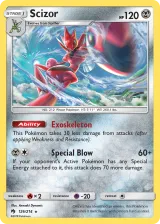Scizor 126/214 Rare Holo from Lost Thunder