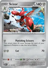 Scizor 141/197 Rare from Obsidian Flames