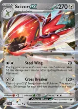 Scizor ex 111/162 Double Rare from Temporal Forces