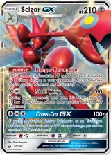 Scizor-GX 90/168 Rare Holo GX from Celestial Storm