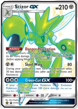 Scizor-GX SV72/SV94 Shiny Rare GX from Hidden Fates