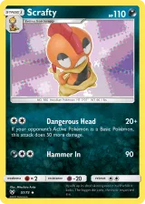 Scrafty 51/73 Uncommon from Shining Legends
