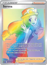 Serena 207/195 Rainbow Rare from Silver Tempest