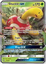Shuckle-GX 17/214 Rare Holo GX from Lost Thunder