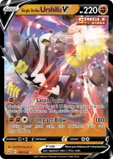Single Strike Urshifu V 085/163 Rare Holo V from Battle Styles