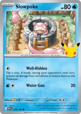 Slowpoke 016/128 Common from 30th Celebration