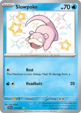 Slowpoke 116/091 Shiny Rare from Paldean Fates