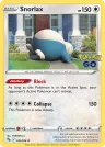 Snorlax 055/078 Rare Holo from Pokémon GO