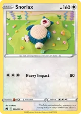 Snorlax 109/159 Rare from Crown Zenith