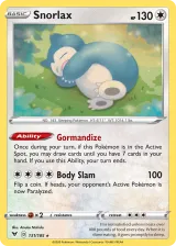 Snorlax 131/185 Rare Holo from Vivid Voltage
