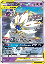 Solgaleo & Lunala-GX 75/236 Rare Holo GX from Cosmic Eclipse