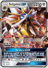 Solgaleo-GX 89/149 Rare Holo GX from Sun & Moon Base